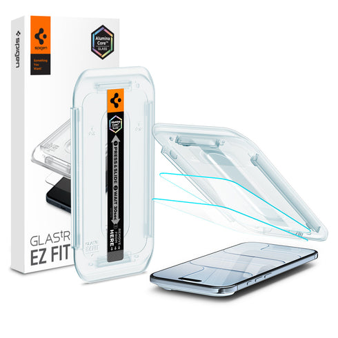 Spigen מגן מסך ל-iPhone Air – GLAS.tR EZ Fit (2 יח׳)